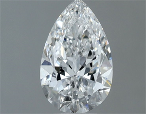 Picture of Natural Diamond 0.50 Carats, Pear with  Cut, F Color, VS2 Clarity and Certified by GIA