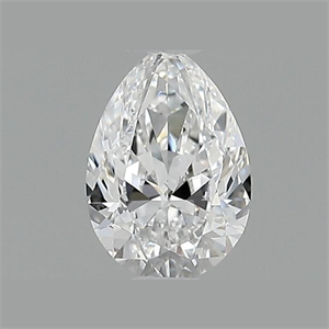 Foto Diamante Natural 0.56 quilates, De pera , Color E, claridad VVS2 y certificado GIA de