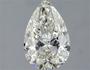 Picture of Natural Diamond 1.31 Carats, Pear with  Cut, J Color, SI2 Clarity and Certified by GIA