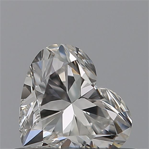 Picture of Natural Diamond 0.43 Carats, Heart with  Cut, G Color, VS1 Clarity and Certified by GIA