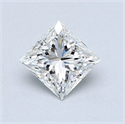 Diamante Natural 0.62 quilates, Princesa , Color G, claridad SI1 y certificado GIA