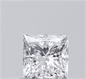Natural Diamond 0.71 Carats, Princess with  Cut, D Color, VS1 Clarity and Certified by GIA