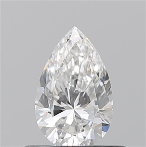 Picture of Natural Diamond 0.50 Carats, Pear with  Cut, G Color, VS2 Clarity and Certified by GIA