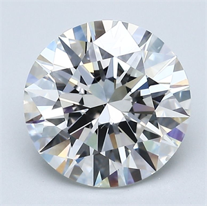 Foto Diamante Natural 3.01 quilates, Redondo , Color F, claridad VS2 y certificado GIA de