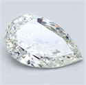 Diamante Natural 3.70 quilates, De pera , Color I, claridad VS1 y certificado GIA