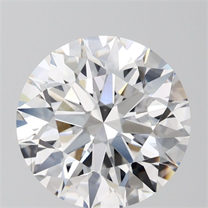 Picture of Lab Grown Diamond 3.57 Carats, Round with Ideal Cut, E Color, VS1 Clarity and Certified by IGI