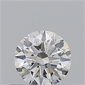 Natural Diamond 0.40 Carats, Round with Excellent Cut, H Color, VS2 Clarity and Certified by GIA
