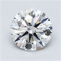 Diamante Natural 1.51 quilates, Redondo , Color D, claridad VVS2 y certificado GIA