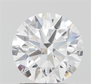 Picture of Lab Grown Diamond 1.58 Carats, Round with Ideal Cut, D Color, VVS2 Clarity and Certified by IGI