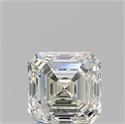 Diamante Natural 1.71 quilates, Asscher , Color K, claridad IF y certificado GIA