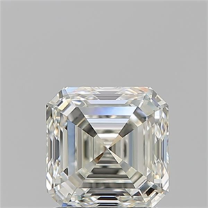 Picture of Natural Diamond 1.71 Carats, Asscher with  Cut, K Color, IF Clarity and Certified by GIA