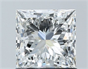 Natural Diamond 1.01 Carats, Princess with  Cut, G Color, SI2 Clarity and Certified by GIA