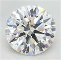 Del inventario de diamantes de laboratorio, 2.73 quilates, Redondo , Color D, claridad VVS1 y certificado GIA