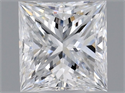 Natural Diamond 0.30 Carats, Princess with  Cut, D Color, SI2 Clarity and Certified by GIA