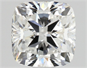 Diamante Natural 1.01 quilates, Del cojín , Color F, claridad VVS1 y certificado GIA