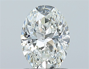 Picture of Natural Diamond 0.90 Carats, Oval with  Cut, H Color, VS2 Clarity and Certified by GIA