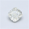 Natural Diamond 0.50 Carats, Cushion with  Cut, K Color, IF Clarity and Certified by GIA