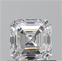 Natural Diamond 0.79 Carats, Asscher with  Cut, E Color, VS1 Clarity and Certified by GIA