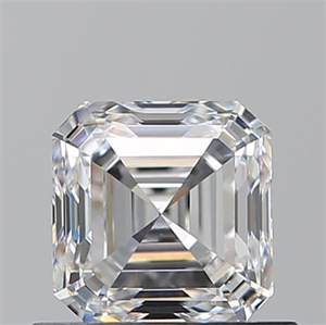 Picture of Natural Diamond 0.79 Carats, Asscher with  Cut, E Color, VS1 Clarity and Certified by GIA