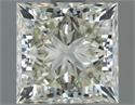 Natural Diamond 1.01 Carats, Princess with  Cut, K Color, VVS1 Clarity and Certified by IGI