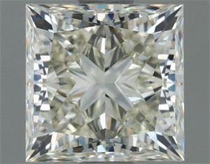 Picture of Natural Diamond 1.01 Carats, Princess with  Cut, K Color, VVS1 Clarity and Certified by IGI