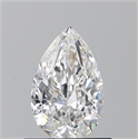 Diamante Natural 0.70 quilates, De pera , Color F, claridad SI1 y certificado GIA