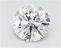 Lab Grown Diamond 2.38 Carats, Round with Excellent Cut, D Color, VVS1 Clarity and Certified by GIA