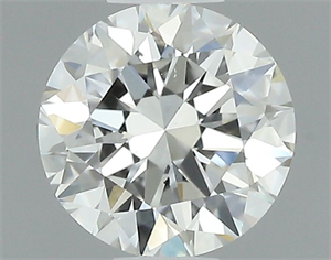 Picture of Natural Diamond 0.52 Carats, Round with Excellent Cut, I Color, VS2 Clarity and Certified by GIA