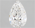 Diamante Natural 1.52 quilates, De pera , Color E, claridad VS1 y certificado GIA