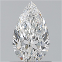 Diamante Natural 0.54 quilates, De pera , Color E, claridad IF y certificado GIA