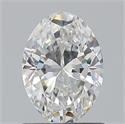 Natural Diamond 0.80 Carats, Oval with  Cut, E Color, VS1 Clarity and Certified by GIA