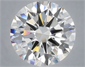 Lab Grown Diamond 6.03 Carats, Round with Excellent Cut, E Color, VVS2 Clarity and Certified by IGI