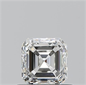 Natural Diamond 0.70 Carats, Asscher with  Cut, I Color, VS2 Clarity and Certified by GIA