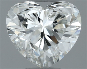 Picture of Natural Diamond 0.50 Carats, Heart with  Cut, H Color, VVS2 Clarity and Certified by IGI