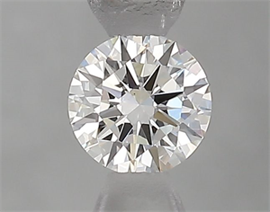 Picture of Natural Diamond 0.42 Carats, Round with Excellent Cut, F Color, VS1 Clarity and Certified by GIA