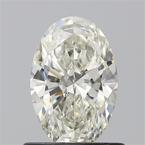 Picture of Natural Diamond 0.81 Carats, Oval with  Cut, J Color, SI1 Clarity and Certified by GIA