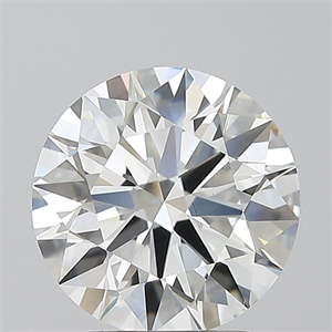 Foto Diamante Natural 2.50 quilates, Redondo , Color H, claridad VS1 y certificado GIA de