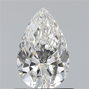 Foto Diamante Natural 0.73 quilates, De pera , Color G, claridad VVS1 y certificado GIA de