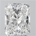 Natural Diamond 3.01 Carats, Radiant with  Cut, D Color, SI1 Clarity and Certified by GIA