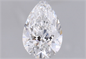 Diamante Natural 0.50 quilates, De pera , Color E, claridad VS1 y certificado GIA