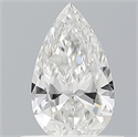 Diamante Natural 0.40 quilates, De pera , Color F, claridad SI1 y certificado GIA