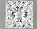 Diamante Natural 0.60 quilates, Princesa , Color F, claridad VS2 y certificado GIA