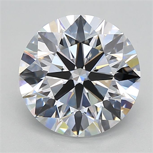 Picture of Lab Grown Diamond 3.01 Carats, Round with Ideal Cut, D Color, VVS1 Clarity and Certified by IGI