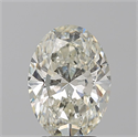Natural Diamond 3.20 Carats, Oval with  Cut, K Color, SI2 Clarity and Certified by GIA
