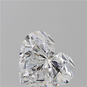 Picture of Natural Diamond 6.01 Carats, Heart with  Cut, D Color, VVS1 Clarity and Certified by GIA