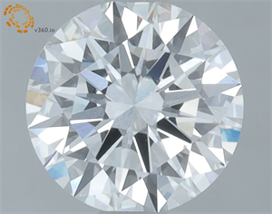 Picture of Lab Grown Diamond 1.02 Carats, Round with Ideal Cut, D Color, VVS2 Clarity and Certified by IGI