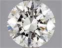 Diamante Natural 0.70 quilates, Redondo , Color H, claridad VVS1 y certificado GIA