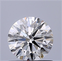 Natural Diamond 0.80 Carats, Round with Excellent Cut, H Color, IF Clarity and Certified by GIA