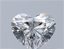 Natural Diamond 0.34 Carats, Heart with  Cut, D Color, VS2 Clarity and Certified by GIA