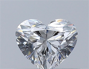 Picture of Natural Diamond 0.34 Carats, Heart with  Cut, D Color, VS2 Clarity and Certified by GIA